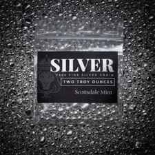 2 oz Silver Shot .9999 Fine Silver in Sealed Bag for Casting or Pouring #A642