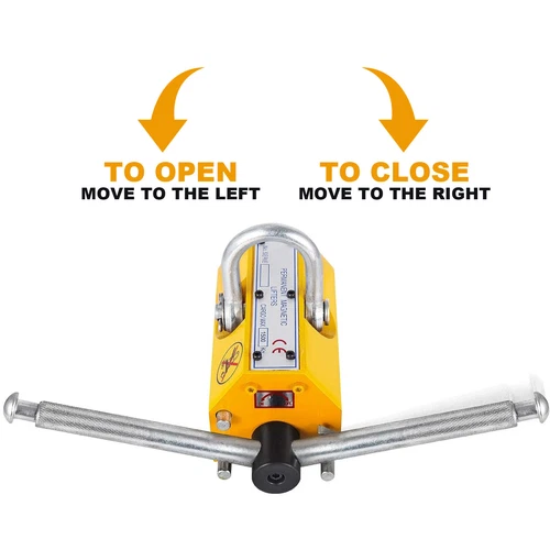 100KG 220LBS Steel Magnetic Lifter Heavy Duty Crane Hoist Lifting Magnet - Picture 11 of 15