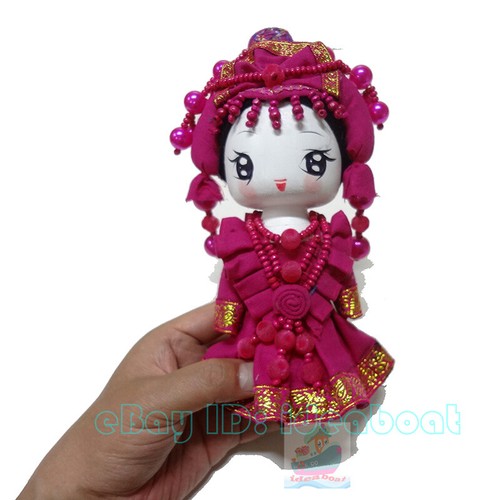 (19~21cm tall) Q-Doll Headwear Beauty Girl Figurine Doll Chinese Ethnic Minority - Picture 111 of 133