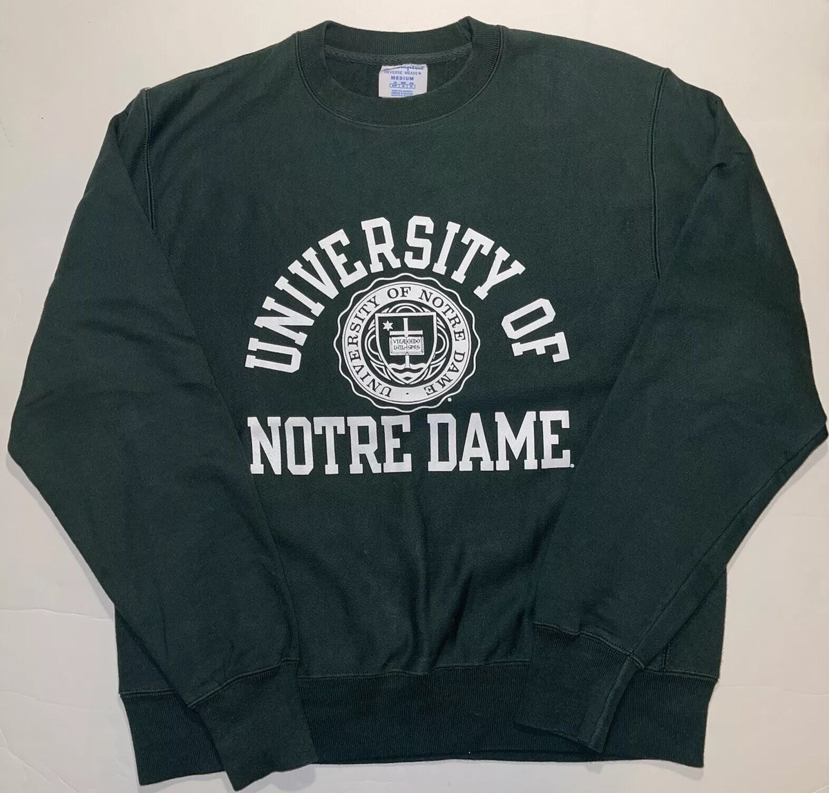 CHAMPION Reverse Weave Notre Dame Fighting Irish パーカー Men's Champion Navy Notre Dame Fighting Irish Vault Late