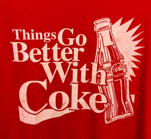 Brand New With Tags Retro Red Coke T-shirt M - Picture 2 of 3