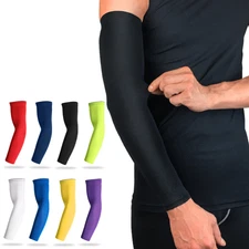 Unisex Sun Protection Arm Sleeves Ice Silk Arm Cooling Sleeves for Outdoor Sport