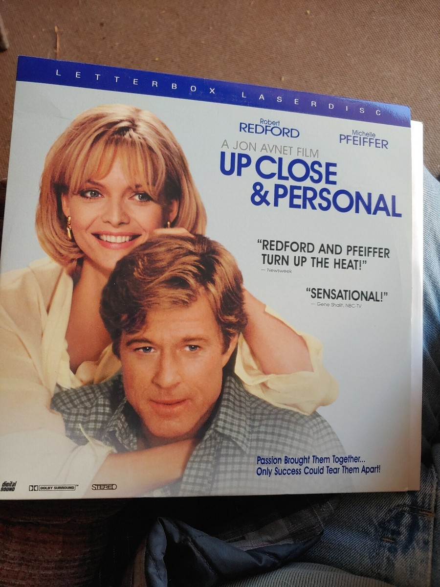 Up Close And Personal Laserdisc Robert Redford M Pfeiffer VG