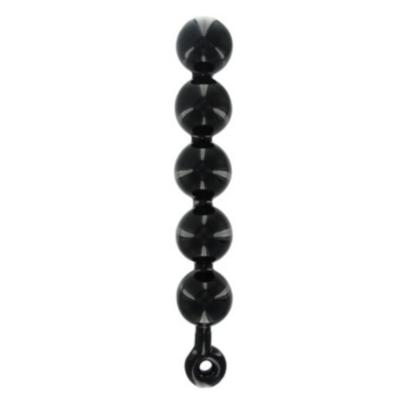 Black Baller Anal Bead XXL Butt Plug Stuffer 5 Enormous Beads Master Series  | eBay
