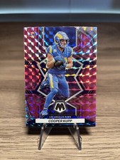 Cooper Kupp 2022 Panini Mosaic Pink Camo Mosaic Prizm #110 Los Angeles Rams