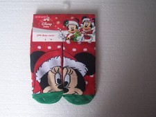 MICKEY MOUSE, CALCETINES, DISNEY, NIÑO 12-18 MESES, ROJO, VERDE, CALCETINES, NAVIDAD