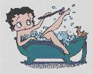 Betty Boop Cross Stitch Charts