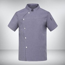 Giacca Da Cuoco Da Uomo, Da Donna, Manica Corta, Abiti Da Cuoco Estivi Per Pub