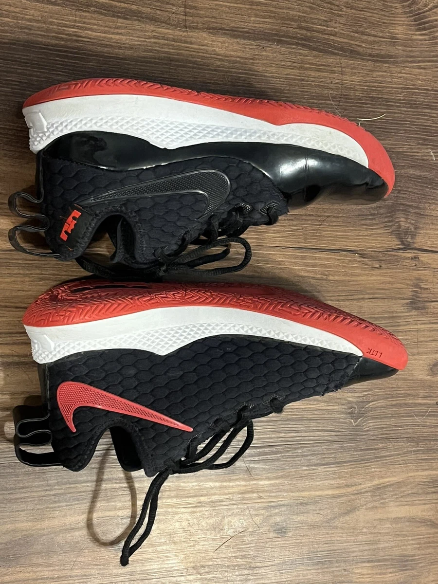 Preços baixos em Nike LeBron Witness 3 Premium Black Red | eBay
