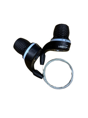 microSHIFT MS25-6 Twist Shifter Set, 6-Speed,