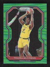 Teaira McCowan 2021 Panini Prizm WNBA Prizms Green Indiana Fever #57