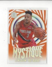 2019-20 Panini Illusions Mystique Orange #12 CJ McCollum Blazers