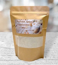 Pumpkin Spice Cappuccino Coffee Instant Mix~Autumn Spices & Espresso Flavor 12oz