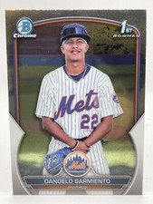 2023 Bowman Chrome #BCP-161 Dangelo Sarmiento 1st Chrome New York Mets 