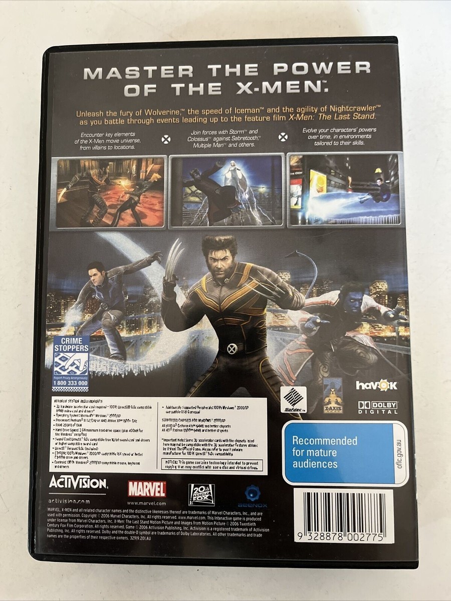 X-Men The Official Game - PC Windows CD-ROM 4-Disc Set Game | eBay