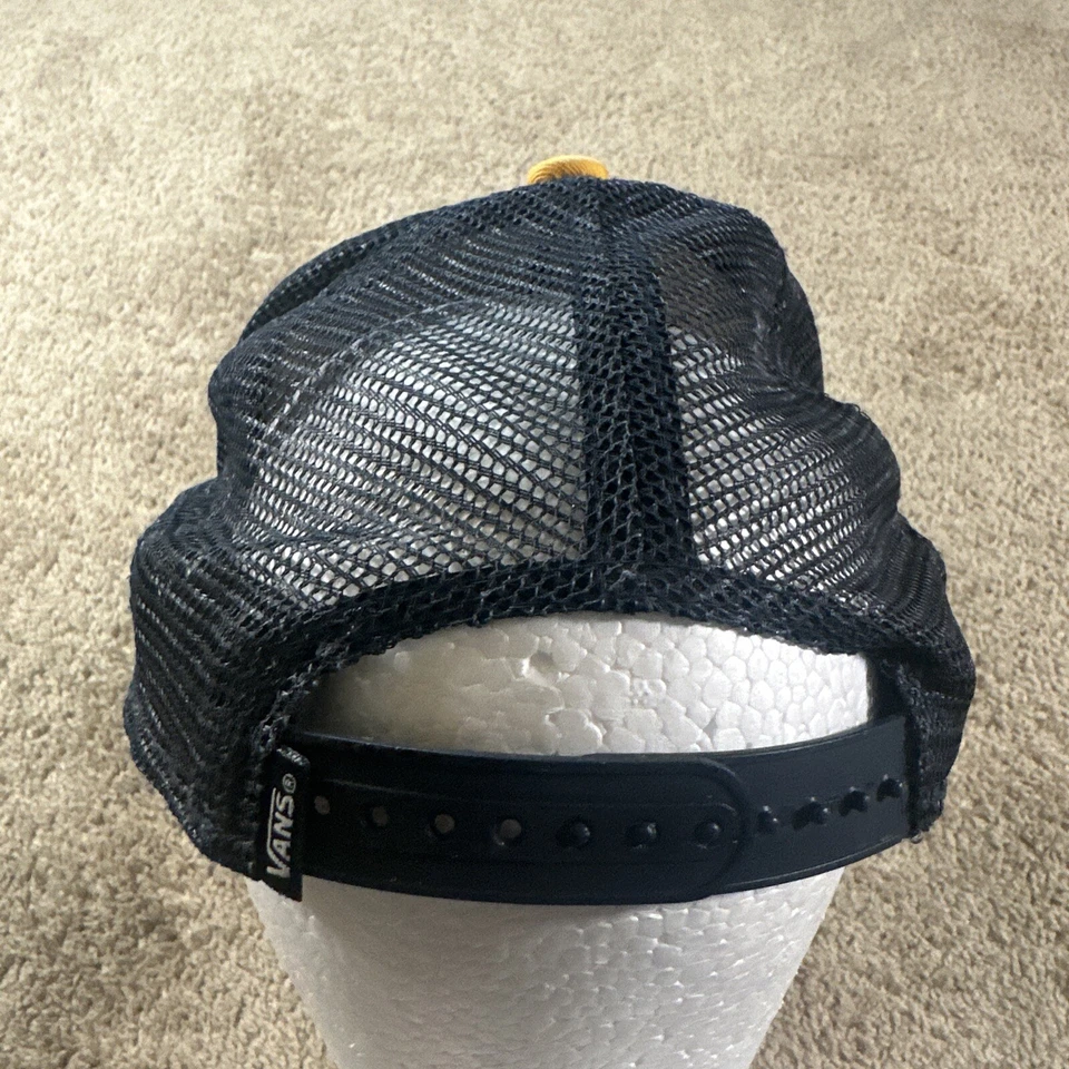 Vintage Vans Trucker Hat Cap Adult Blue Snapback Adjustable Mesh 90s Mens Foto 3 de 4