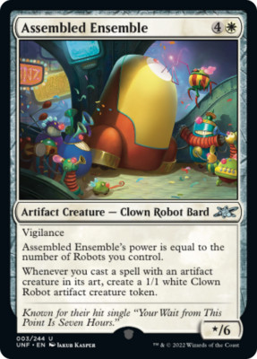 ASSEMBLED ENSEMBLE x4 mtg NM-M Unfinity 4 Unc