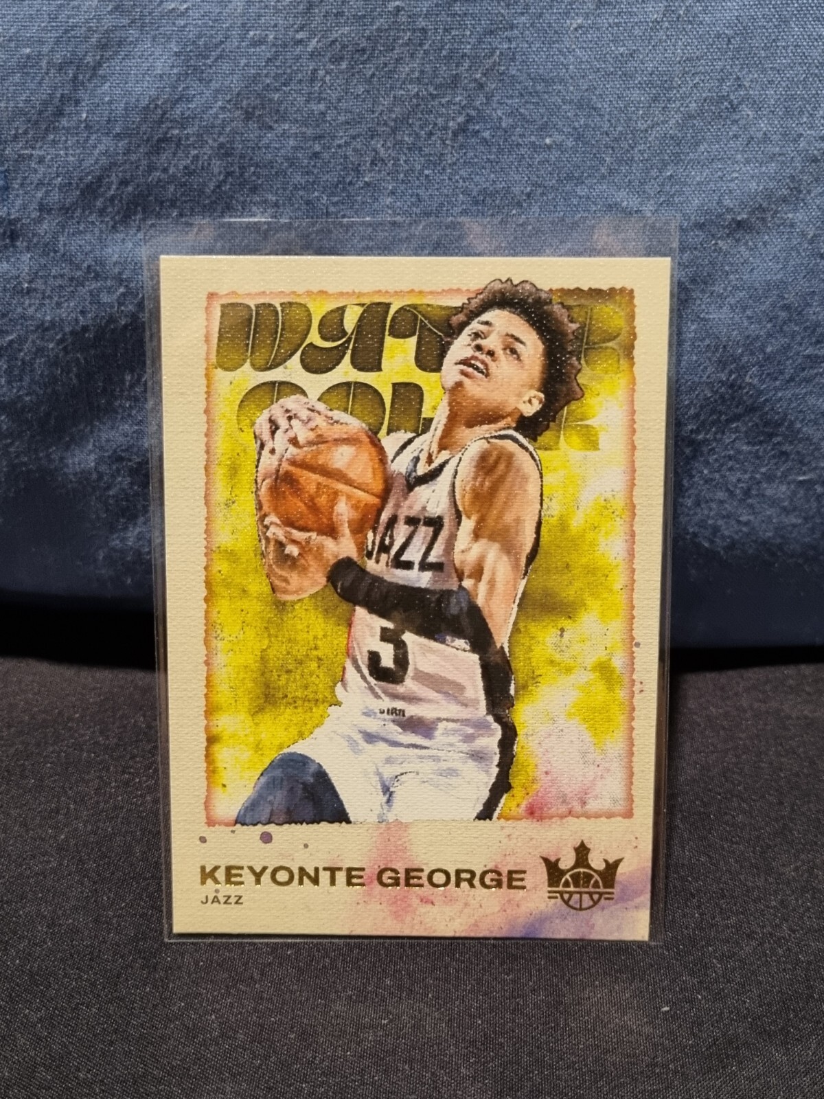 2023-24 Basketball Panini Court Kings Water Color Keyonte George Utah Jazz #22