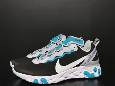 Nike React Element 55 SE - New Men's Sz 8 Running Shoes BV1507 001  Grey Black