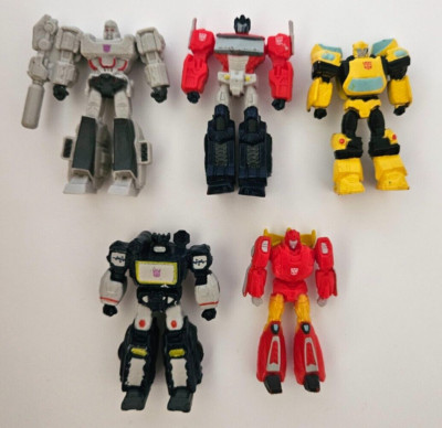 TRANSFORMERS My Busy Books Mini Figurine Lot of 5, Hasbro 2018 PVC 2.5''
