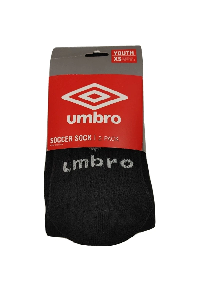 tij calcium toevoegen aan NEW Umbro Black Soccer Socks 2-Pack Youth Size XS Youth Shoe Size 9K - 1 |  eBay