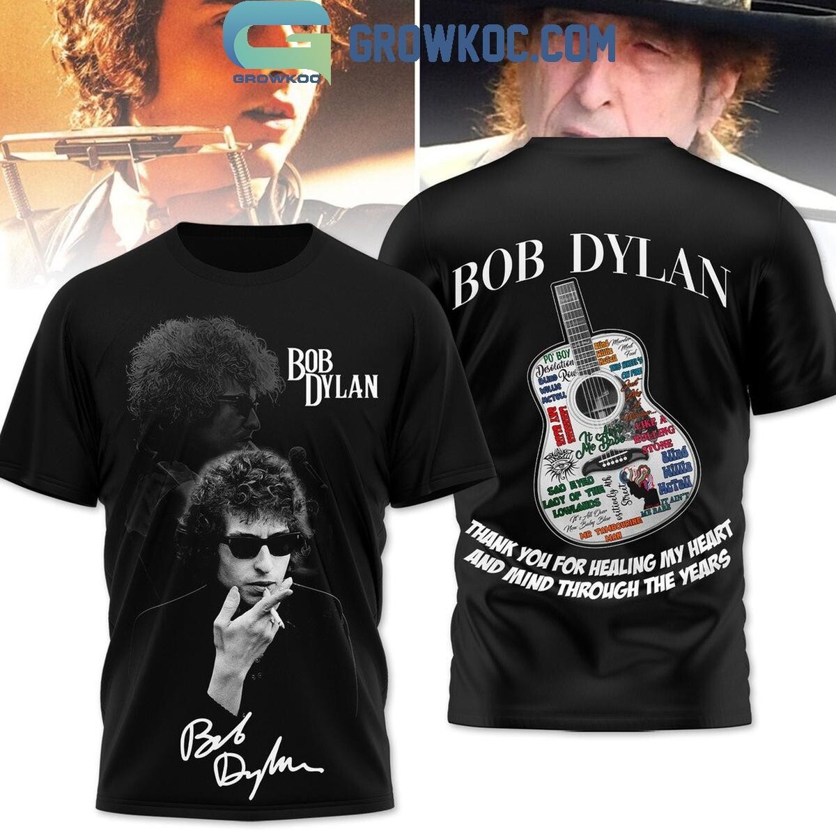 Bob Dylan Thank You For Healing My Heart Hoodie T-Shirt 3D