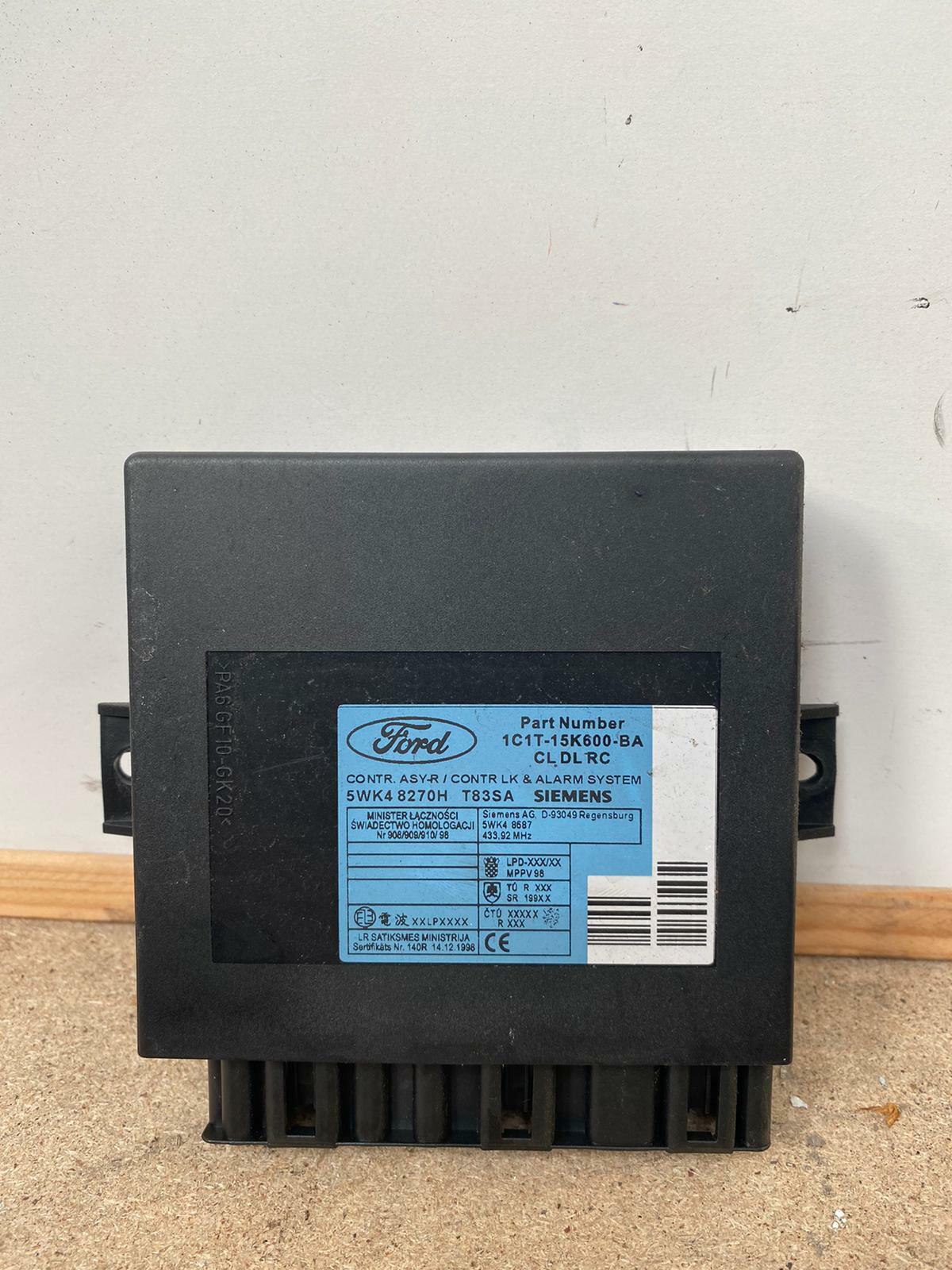 FORD TRANSIT ALARM SYSTEM CONTROL UNIT ECU 1C1T15K600BA eBay