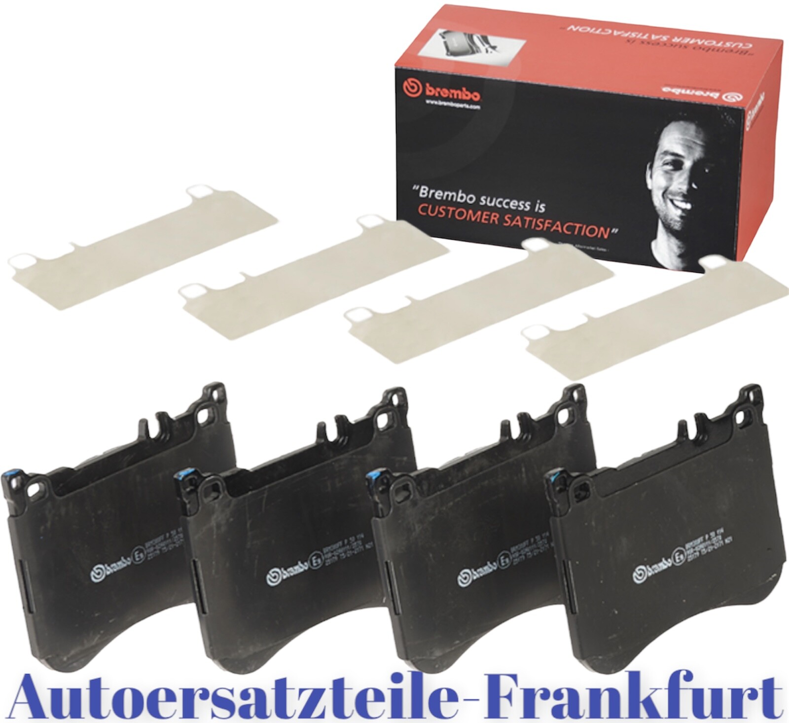 Für BREMBO P 50 114 Brake Pad Set, disc brake P 50 114 Brake pads set front , f - Bild 4