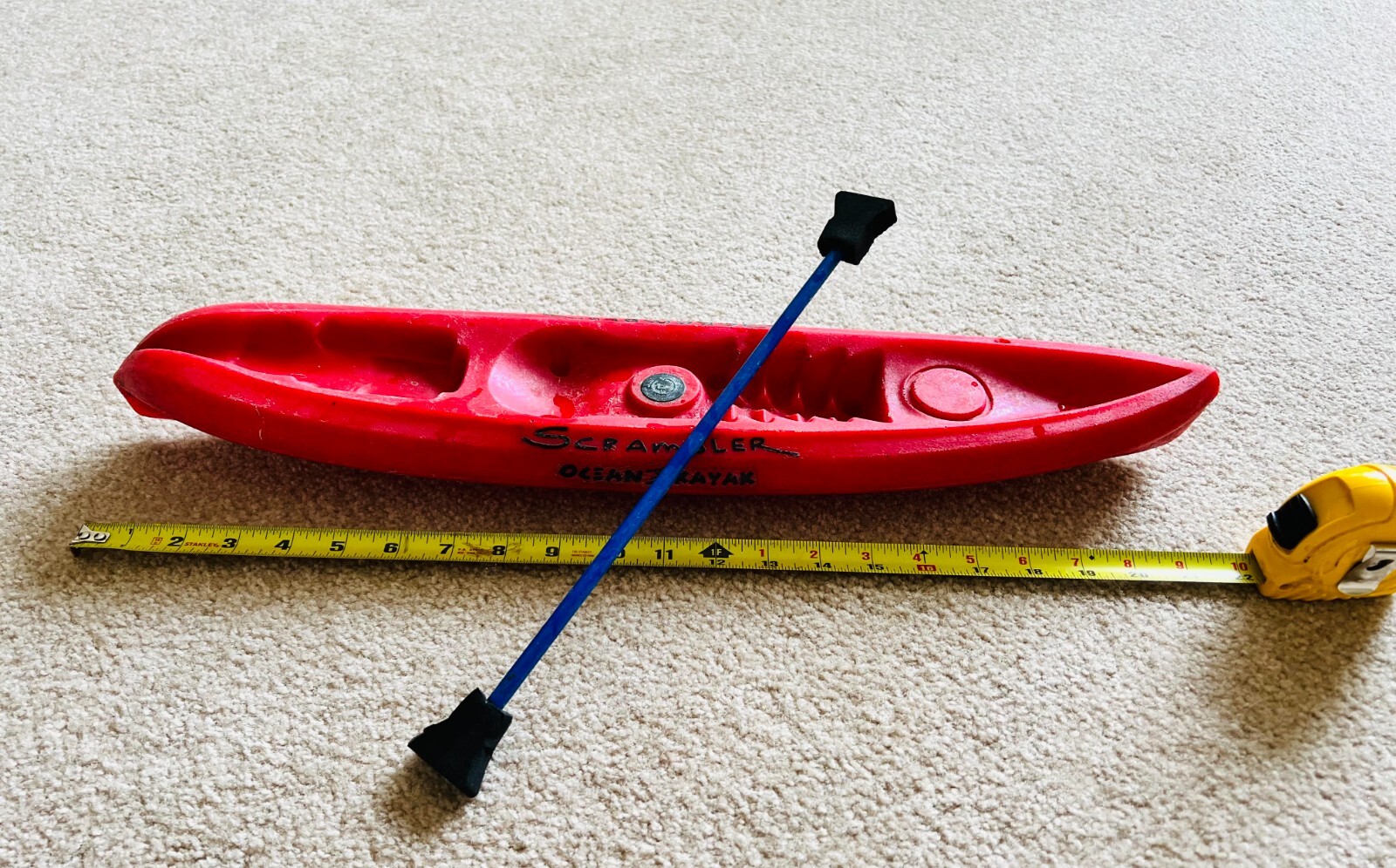 Ocean Scrambler replica miniature toy kayak