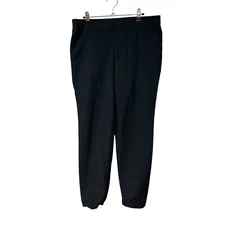 Banana Republic Mens Tech Jogger Black Polyester Chino Pants Size 34x30