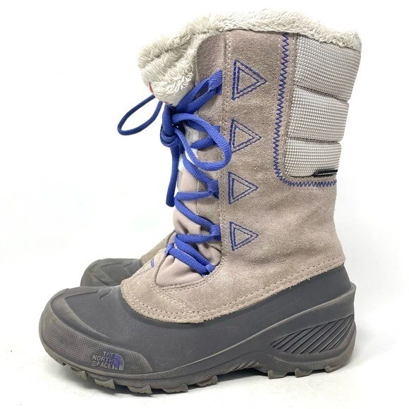 Bota The North Face Shellista Lace II Atmosphere Gris Azul Iris Juvenil 4 Foto 4 de 4