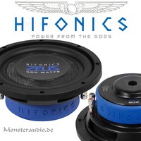 "Hifonics Zeus ZST-8D2 20Cm Auto Flach-Subwoofer 250 500 Watt Rms Max 2X2 Ohm 8\""