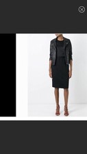 Emanuel Ungaro Jacquard Vintage Floral Knee Length High Waisted Pencil Skirt 8