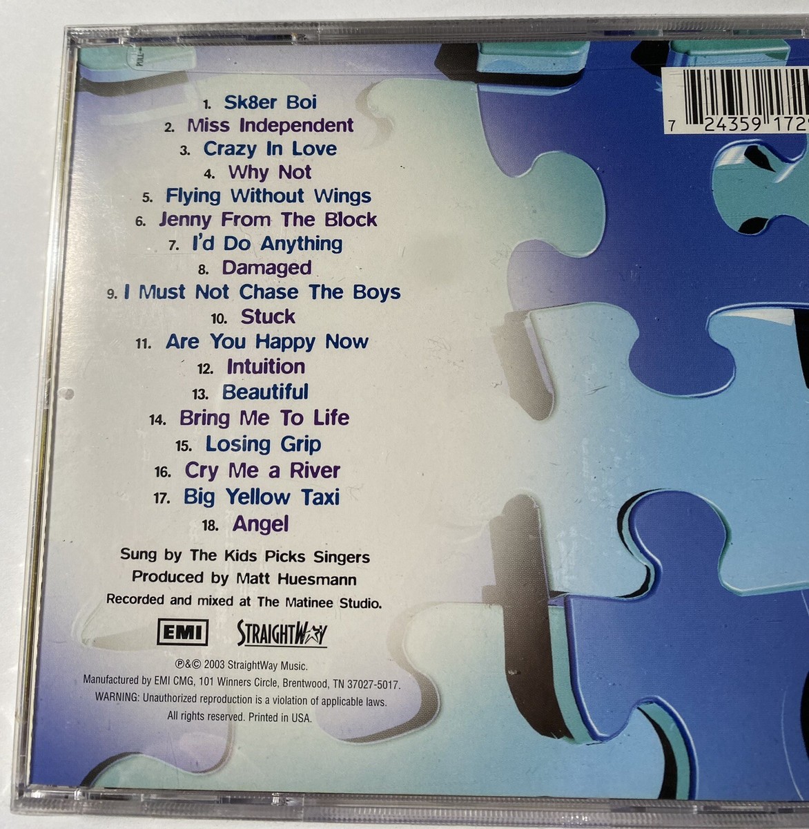 Kids Picks Hit Mix by Kis Pick Singers CD, Sep-2003, Straightway
