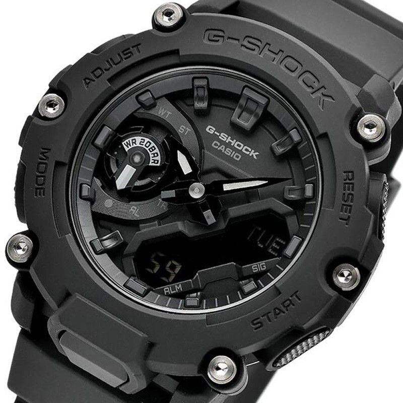 CASIO G-SHOCK GA-2200BB-1AJF Black Carbon Core Guard Analog