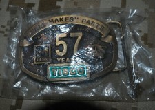 Vintage TISCO 57 Years Tractor Implement Supply Co. Belt Buckle Limited Edit.
