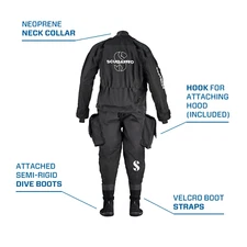 ScubaPro Evertech Dry Breathable Men's Size 4XL Full Drysuit(60.320.800)