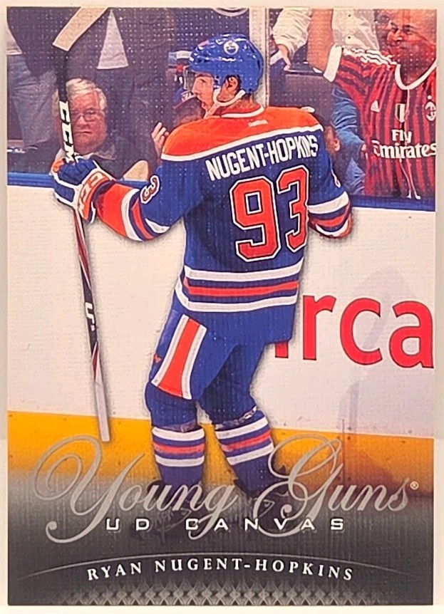 2011 Upper Deck Canvas YOUNG GUNS Ryan Nugent-Hopkins RC #C98 Oilers Card 