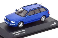 Solido 1/43 Audi Avant RS2 1995 Blue SOLIDO AUDI Avant RS 2 Powered by Porsche