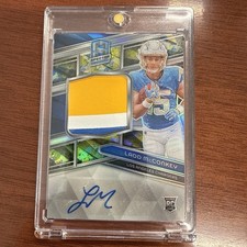 2024 Panini Spectra - Rookie Patch Autographs Ladd McConkey Neon Splatter Rpa /8