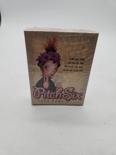 Pitch Six Card Game - Parker Brothers 3-6 Players 2002 Hasbro New