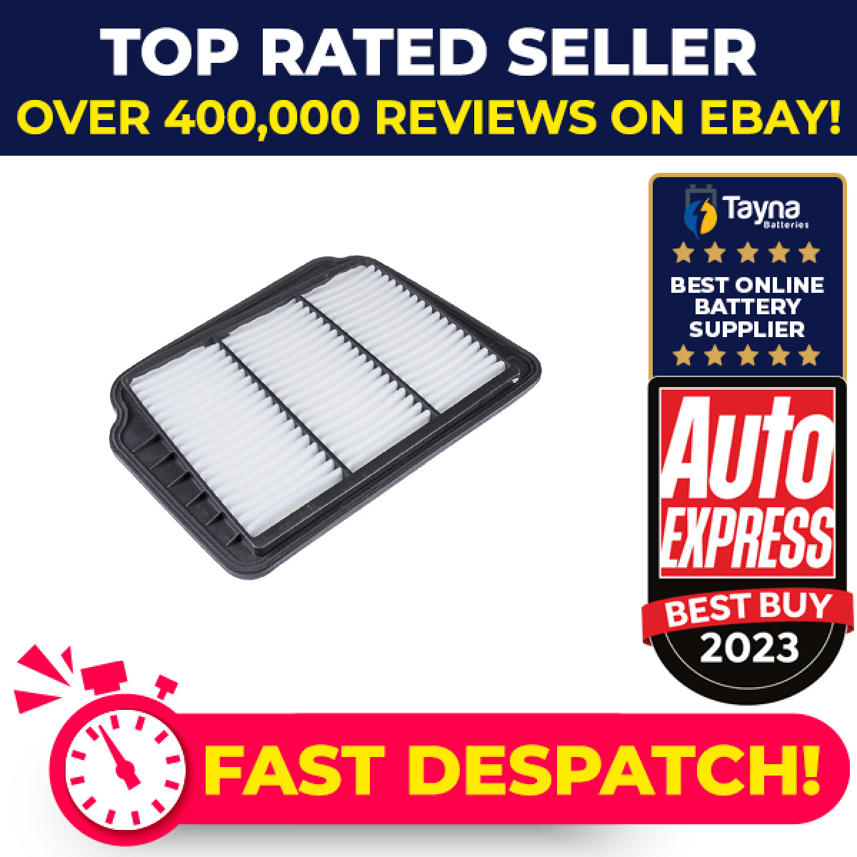 Air Filter fits DAEWOO LACETTI KLAN 1.6 2004 on F16D3 Blue Print 96553450 New