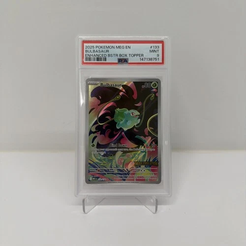 Bulbasaur - (Mega Evolution Stamped) 133/Holo - PSA 9