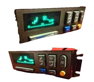 88-94 Suburban Silverado Pickup AC Climate Heater Control Panel Temperature Gray