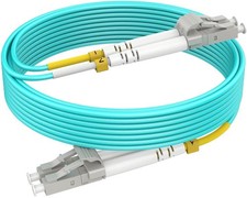 OM3 Multimode Fiber Optic Cable 10G LC to LC MM 100M 328ft Brand New