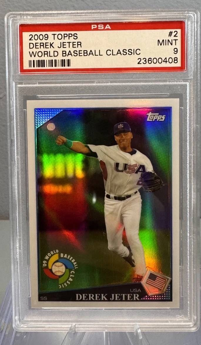 2009 Topps World Baseball Classic - Derek Jeter #2 PSA 9
