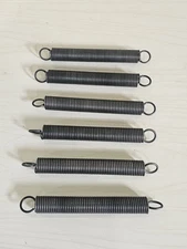 Lot of Six (6) Heavy-Duty Tension Spring With End Clips