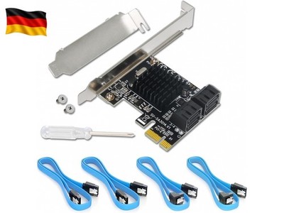 PCIe-SATA-Karte mit 4 Ports   PCIe-zu-SATA-Adapter (6 Gbit/s) S