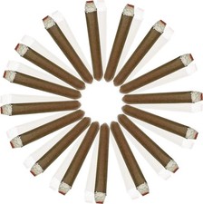 Realistic Puff Cigars 4.5" 12 Pack - Durable Smoke Props for Parties, Pranks
