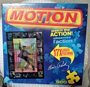 MASTER PIECES ELVIS PRESLEY LENTICULAR MOTION JIGSAW PUZZLE 500 PIECE NBO